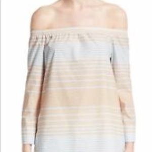 Lafayette 148 off the shoulder shirt.